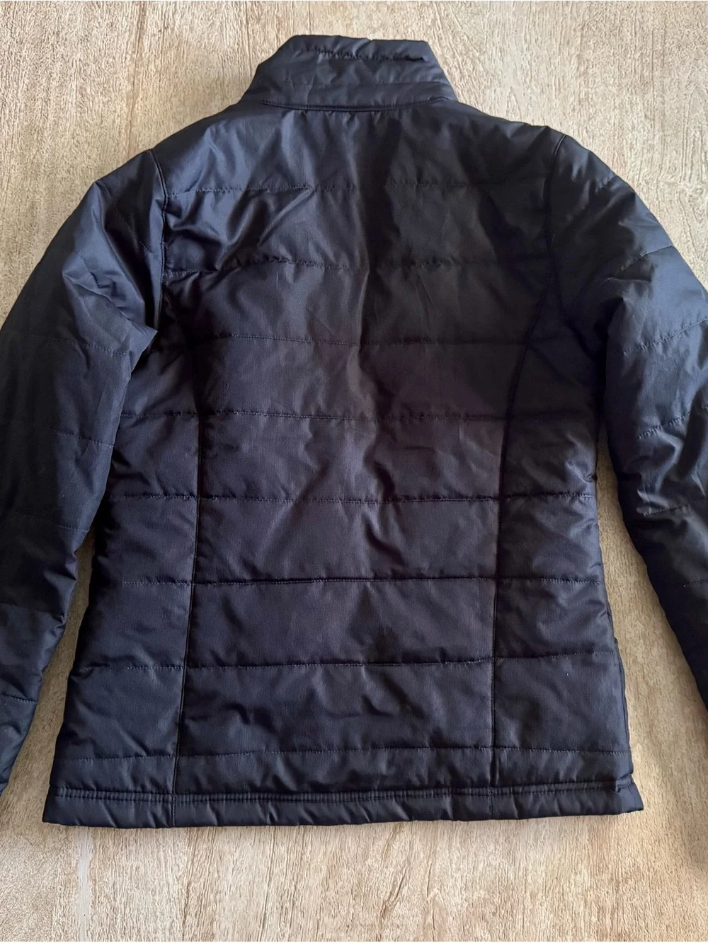 Ole Miss Rebels youth size L (14) Black Quilted Puffer Jacket by Gen2 NWOT